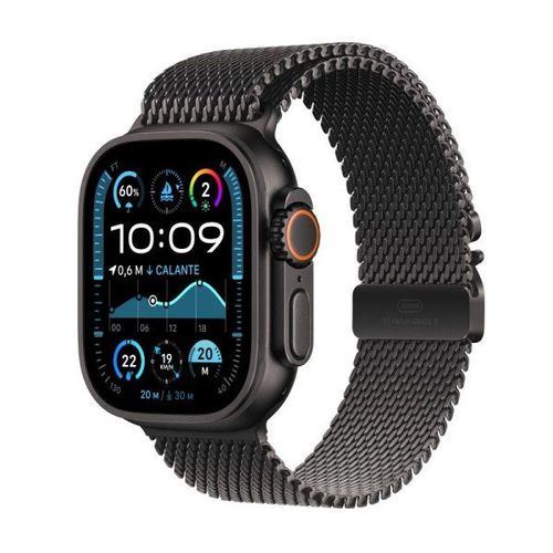 Apple Watch Ultra 2 (2024) Black Titanium 49mm 4g Black Titanium Milanese Loop Size L De
