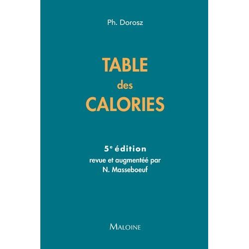 Table Des Calories