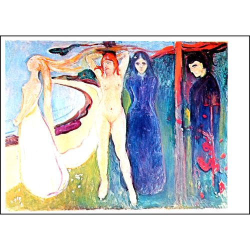 Munch Edvard Lot 8 Cartes Postales Tableaux Peinture