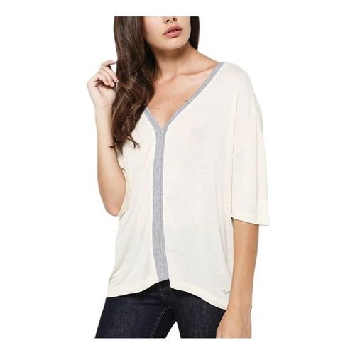 Kaporal - T-Shirt Manches 3/4 - Blanc