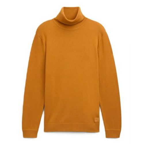 Tom Tailor - Pull Col Roulé - Moutarde