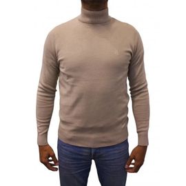 Bill Tornade - Pull Col Cheminée - Beige
