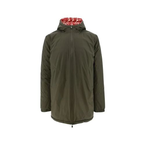 Jott - Doudoune Réversible Amsterdam 2553 - Kaki Et Rouge