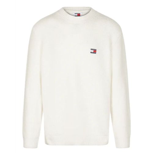 Tommy Jeans - Pull Col Rond - Blanc