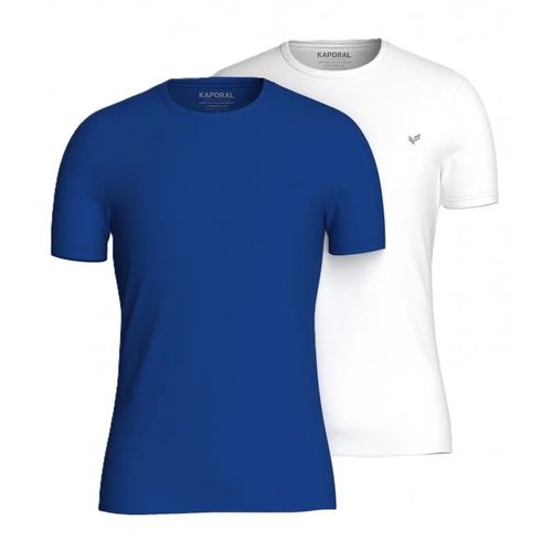 Kaporal - Coffret De 2 Tee-Shirts - Blanc Et Bleu Roi