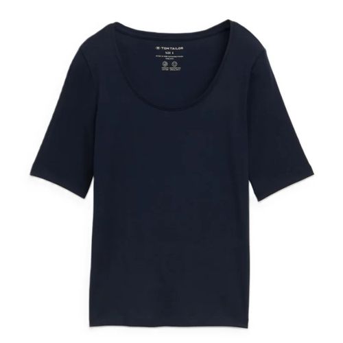 Tom Tailor - Tee-Shirt Manches Courtes - Marine