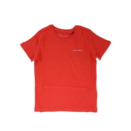 Teddy Smith - Tee-Shirt Junior - Rouge Corail