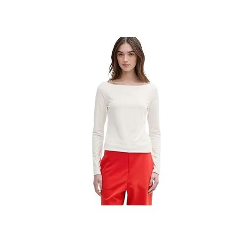 Tom Tailor - Tee-Shirt Manches Longues - Blanc