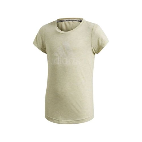 Adidas Junior - Tee-Shirt Manches Courtes - Beige