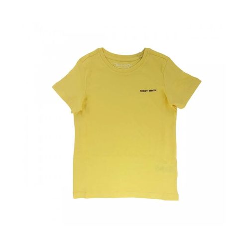 Teddy Smith - Tee-Shirt Junior - Jaune Pâle
