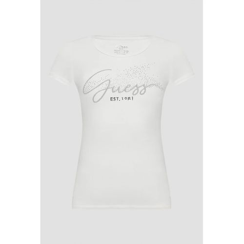 Guess - Tee Shirt - Crème