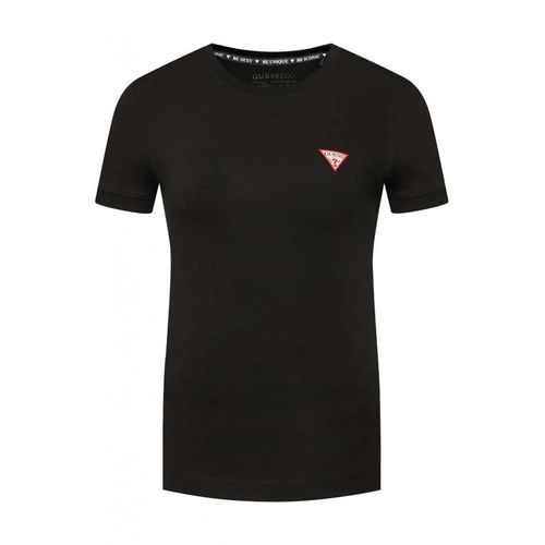 Guess - T-Shirt Col Rond - Noir
