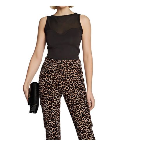 Guess - Débardeur Moulant Ajouré - Noir
