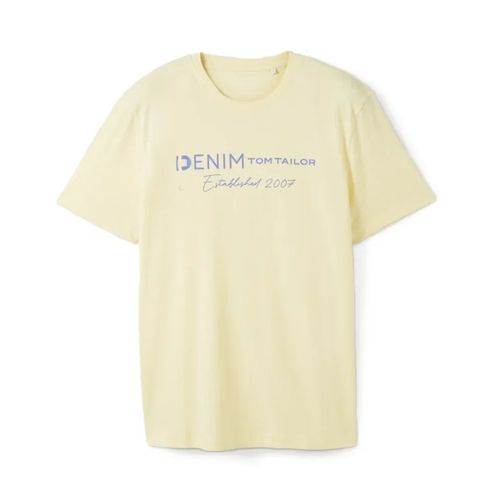 Tom Tailor - Tee-Shirt - Jaune Pâle