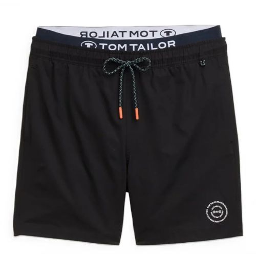 Tom Tailor - Short De Bain - Noir