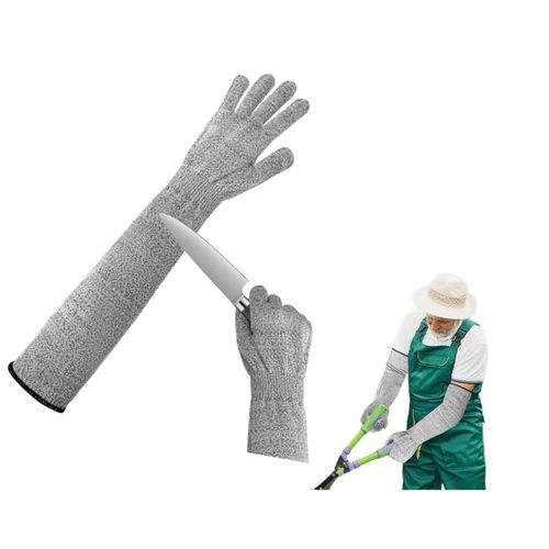 SHIBA-Gants de jardinage pour homme et femme - Gants anti-coupures à manches longues - Anti-épines - Pour la taille des roses - Av[5