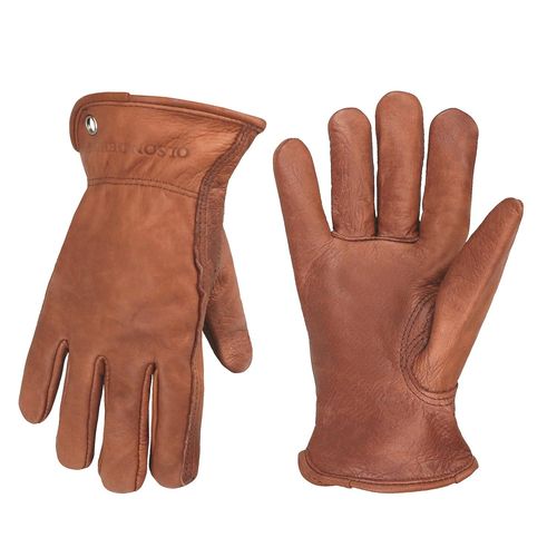 SHIBA-Gants de travail rétro en cuir marron pour coupe/moto/ferme, gants de travail en cuir de vachette avec effet décoloré pour h[6