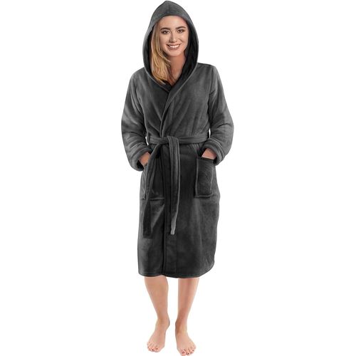 Shiba-Robe De Chambre À Capuche Pour Femmes Vêtements De Détente Doux Et Douillets Vêtements De Nuit[2706]