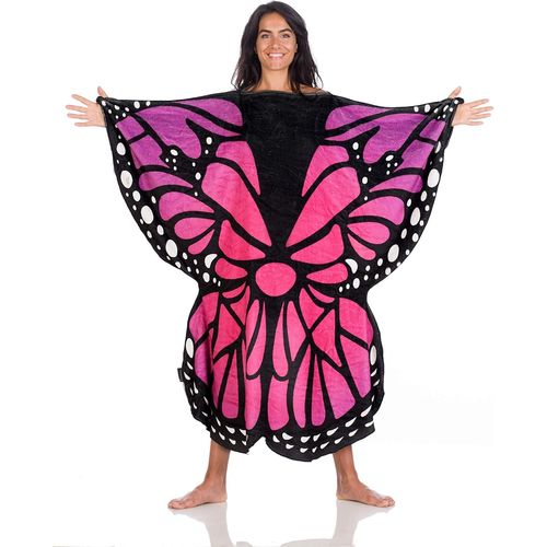 Shiba-Butterfly Papillon, Veste Polaire Femme À Manches , Plaid Canape, Sweat Femme, Couverture Polaire, Poncho Femme, Pull Femme,[2