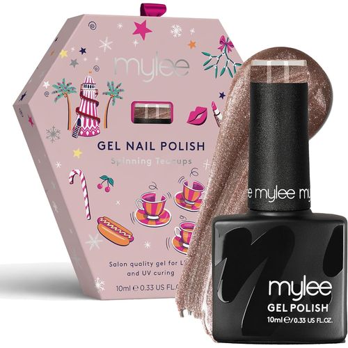 Shiba-Mylee Vernis À Ongles Gel Semi-Permanent 10ml [Spinning Teacups] - Uv/Led Nail Art Manucure Et Pédicure, Usage Professionnel[3 
