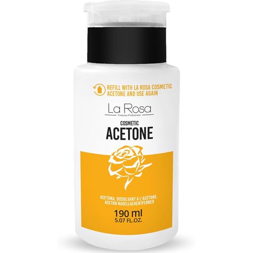Shiba-Larosa Acetone 190ml Le Distributeur Avec Pompe, Dissolvant Pour Vernis À Ongles, Acétone Pour Ongle Semi Permanent, Gel Uv/[2