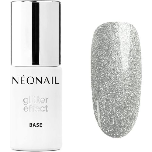 Shiba-Neonail Vernis Semi Permanent Base Coat 7,2 Ml Vernis Gel Uv Semi Permanent Glitter Effect Base Silver Shine Vernis À Ongles[3 