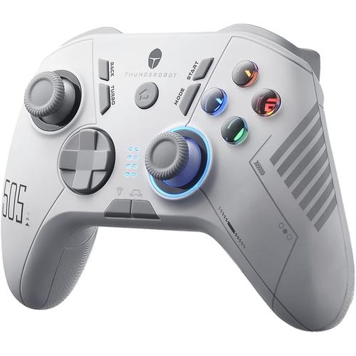 G50s 1000hz Manette Switch Sans Fil Pour Windows Pc,Switch,Ios&android,Manette Pc Avec Joysticks Et Gâchettes À Effet Hall/Gyroscope,6 Boutons Programmables (Blanc, G50s)