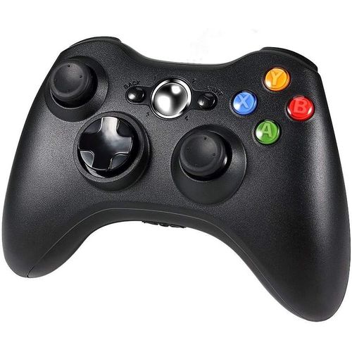 Manette Xbox 360, Contrôleur De Jeu Sans Fil Pour Xbox 360 Avec Double Vibration, Bluetooth Gamepad Manette Du Contrôleur De Jeu, Design Ergonomique, Idéal Pour Windows7/ 8/ 10/ Pc/ Xbox 360