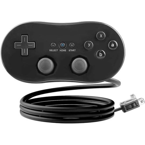 Manette Classique Valable Pour Nintendo Wii Couleur Noir, Manette Classique, Manette De Jeu