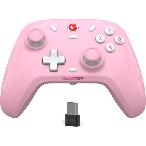 T4 Cyclone Pro Contrôleur Sans Fil Pro Pour Pc/Switch/Lite/Oled, Contrôleur Pc Avec Joystick De Détection À Effet Hall, Compatible Avec Android, Ios, Steam Deck Et Windows (Rose)