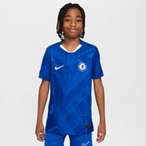 Maillot De Foot Authentic Nike Dri-Fit Adv Chelsea Fc 2025/26 Match Domicile Pour Ado - Bleu