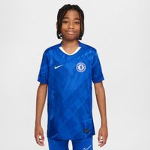 Maillot De Foot Replica Nike Dri-Fit Chelsea Fc 2025/26 Stadium Domicile Pour Ado - Bleu