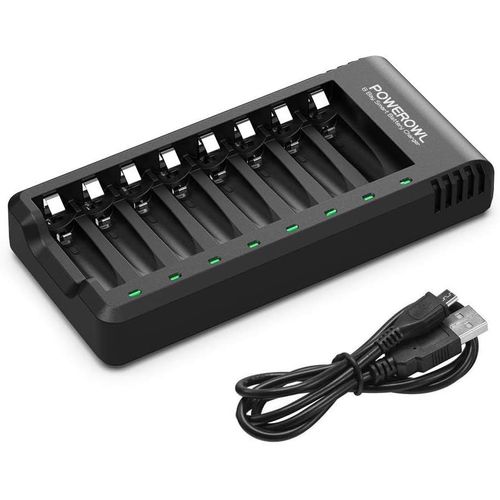 Lbgwp60-Rechargeables Piles Aaa (Lot De 8), 750 Mah Nimh, 1000 Recharges, Pré-Chargées, Puissance Longue Durée, Un Packaging Recyclable 0% Plastique