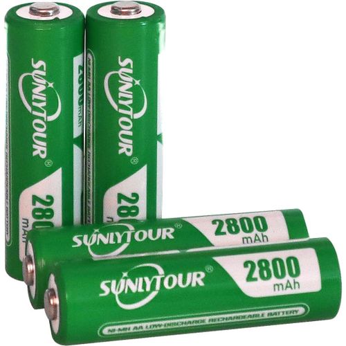 Lbgwp60-Rechargeables Piles Aa (Lot De 4), 1300 Mah Nimh, 2000 Recharges, Pré-Chargées, Puissance Longue Durée, Un Packaging Recyclable 0% Plastique