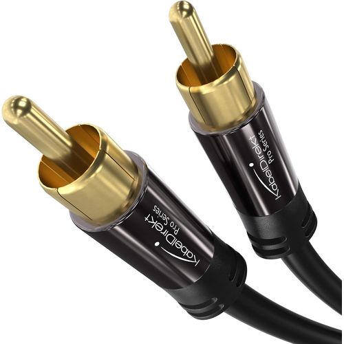 1m Câble Cinch/RCA (1 x fiche RCA mâle vers 1 x fiche RCA mâle) PRO Series