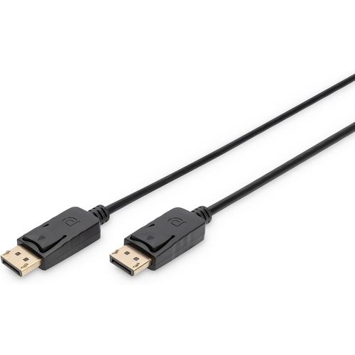 Câble DisplayPort - UHD 4K/60Hz - 3m - avec verrouillage - HBR 2 - Compatible avec moniteur, carte graphique gaming