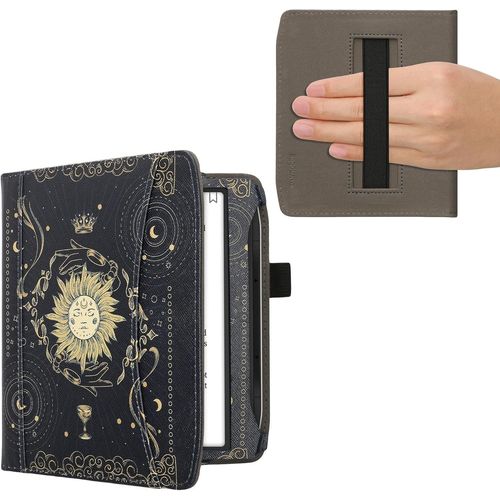 Coque L Use Compatible Avec Pocketbook Era/Era Color - Étui À Rabat En Simili Cuir Avec Fermeture Magnétique - Carte De Tarot Bleu Foncé-Jaune-Noir[Book5170845]