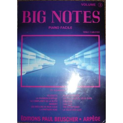 Big Notes - Piano Facile Volume 3