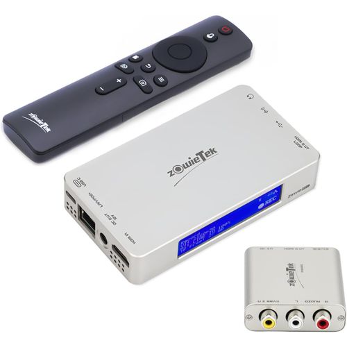 Enregistreur Vidéo Hdmi 4K Avec Adaptateur Av Vers Hdmi, Rca Compatible Avec Vhs, Magnétoscope, Dvr, Dvd, Hi8, Mini Dv, Caméscope, Cassette, Consoles De Jeu, Aucun Pc Requis[Video317]