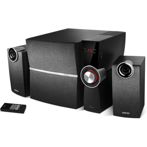 M601Db - Pack D'Enceintes 2.1, Télécommande Ir, Bluetooth 5.1 Aptx, Dsp, Entrées Rca, Jack 3,5Mm, Optique Et Coaxiale, Ampli Intégré, 110W Rms[Video1678]