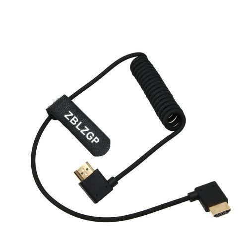 Câble Hdmi 2.1 8K 60 Hz 48 Gbit/S Haute Vitesse Câble Ethernet Uhd Hdtv Ultra Pour Rtx Câble Vidéo Pc Ordinateur Portable Projecteur Hd Tv Ps5 Câble Tressé À Angle oit[Video3537]