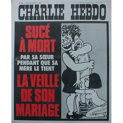 Charlie Hebdo  Année 1977  N° 340