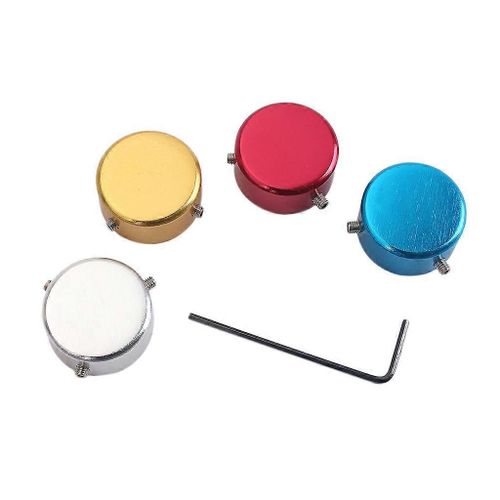 4pcs Guitare Pédales Pédale Topper Alliage D¿Aluminium Guitare Effet Pied Nail Cap Pour Effets De Guitare