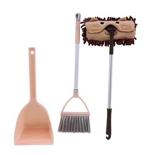 Kit de nettoyage pour enfants lot de 3, kit de nettoyage ménager pour enfants dessin animé jouets pour enfants clea