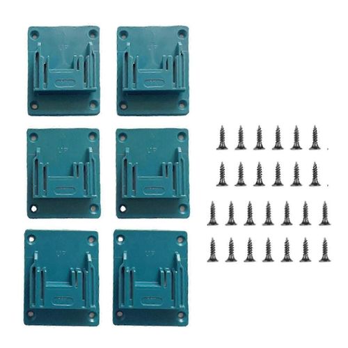 6pcs Support de machine pour Makita 18v Fixation murale d¿outils
