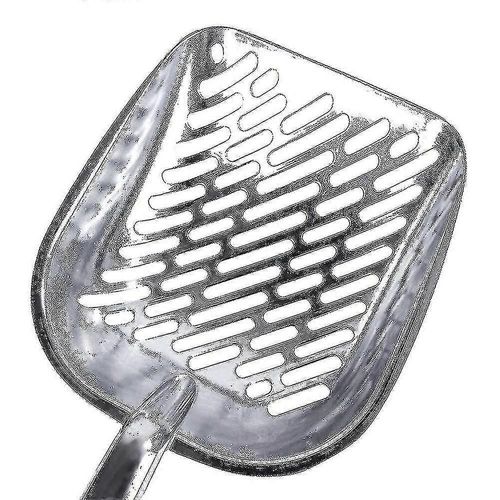 Pelle À Litière Pour Chat Pelle À Litière En Métal Solide Pour Animaux De Compagnie Pelle À Tamisage Durable Pour Animaux De Compagnie (34,5 * 14,4 Cm, Noir) Xxf