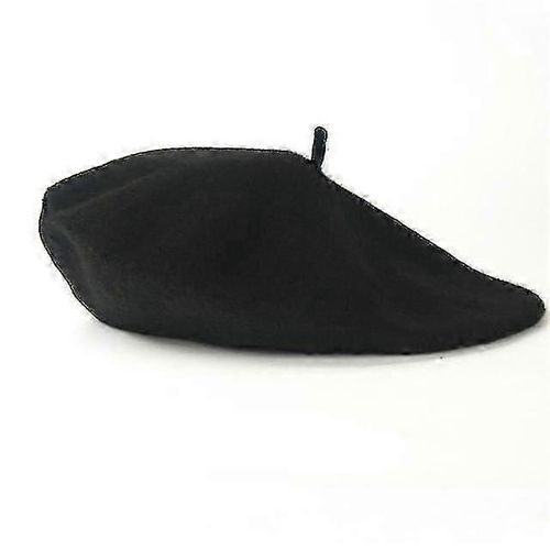 Mode Femmes Laine Bérets Chapeaux D¿Hiver Couleur Unie Béret Femme Bonnets D¿Hiver Tous Assortis Chaudes Casquettes De Marche