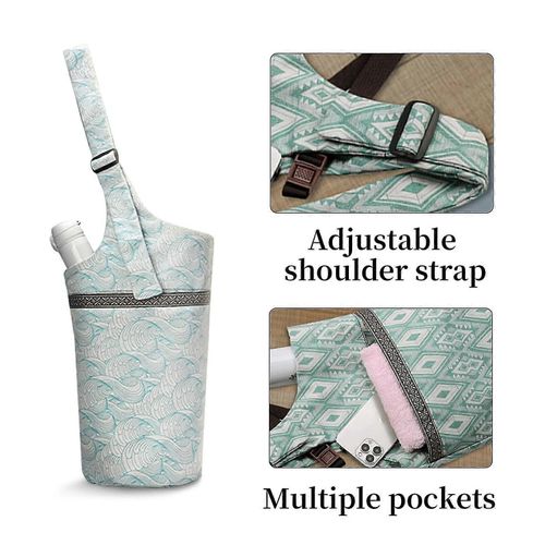 Sac De Tapis De Yoga, Sac Pliable En Toile De Tapis De Yoga, Vert