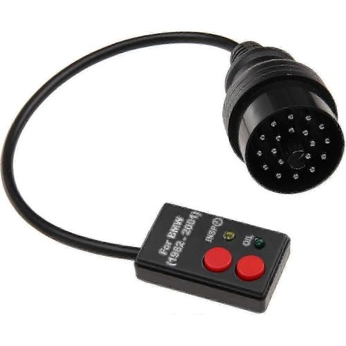 Outil Léger De Service D¿Huile De Réinitialisation, 20 Broches Douille Obd Code De Service D¿Huile Outil Clair Adapté Pour Bmw 1982-2001 E