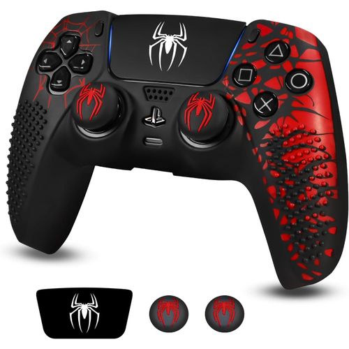 Shiba-For Ps5 Controller Cover Skin, Anti Slip Silicone Case Per Controller Ps5 Con Spazi Per La Presa Del Pollice,Adesivi Per Il [1